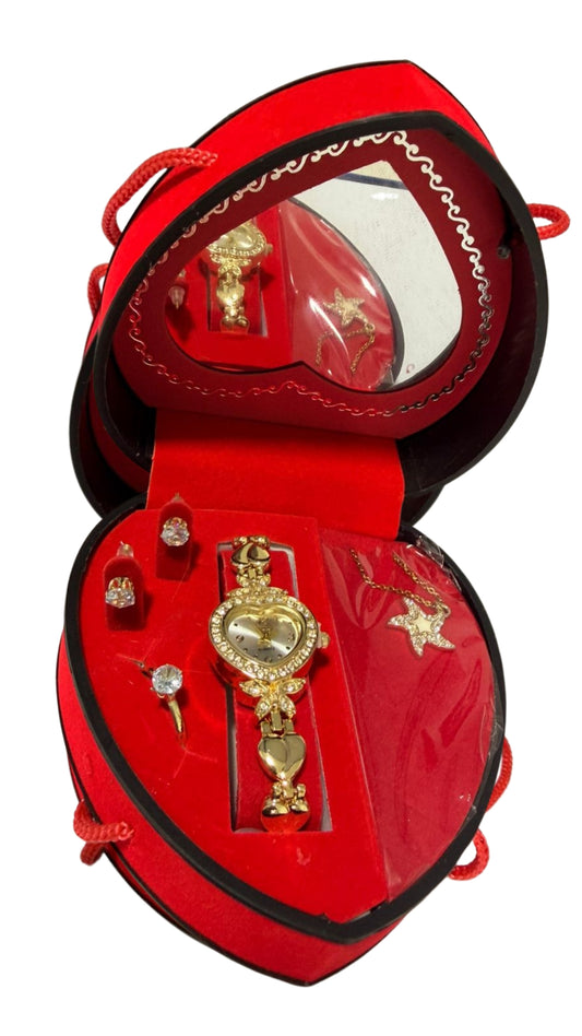 Coffret cadeau en acier inoxydable pour femme -motif étoile