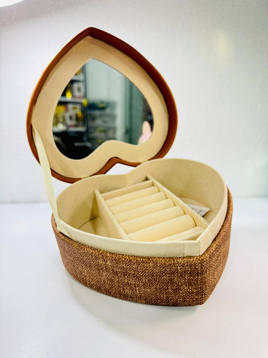 Porte-bijoux en forme de coeur-design élégant et pratique